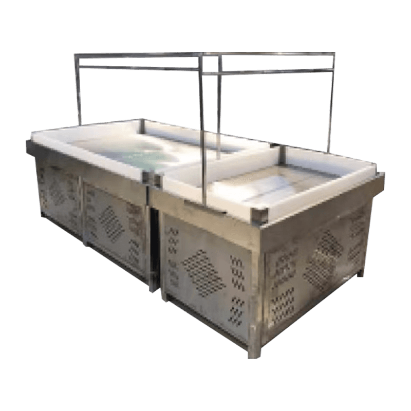 Stand de afișare proaspăt iluminat de înaltă eficiență